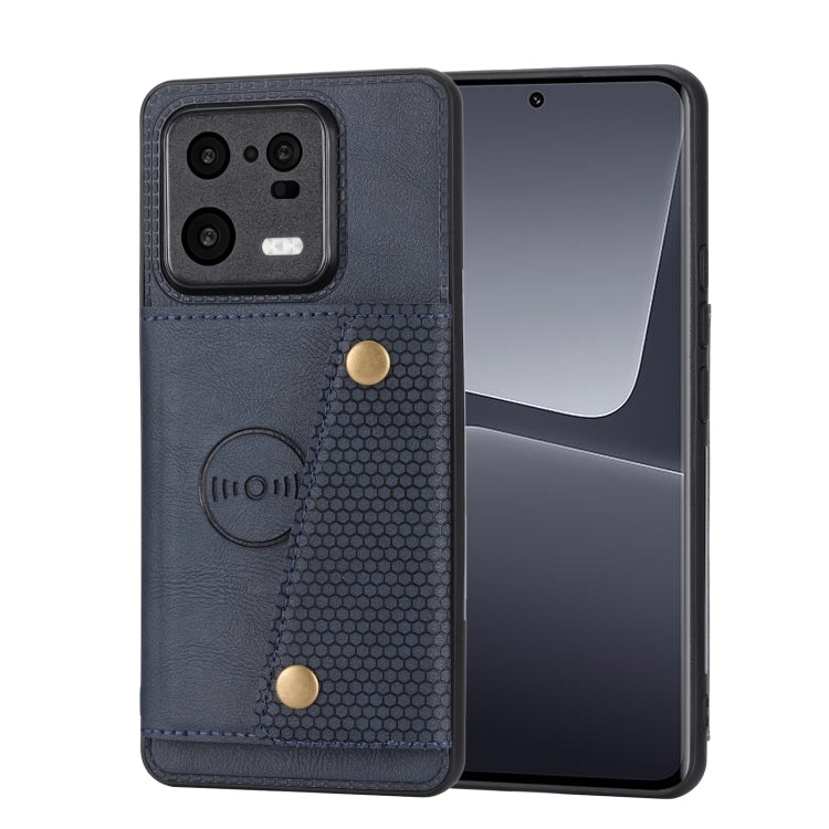 Custodia magnetica con doppia fibbia per Xiaomi 13