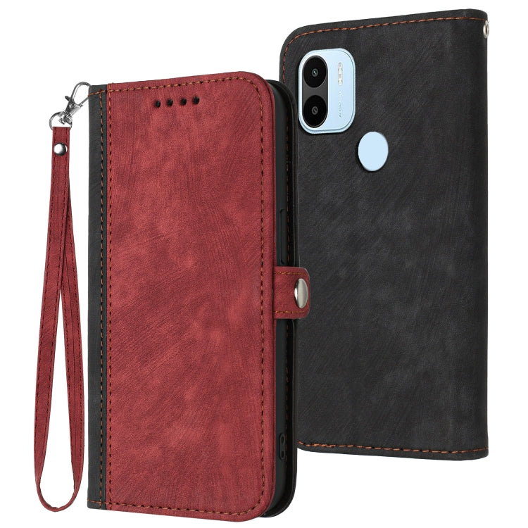 Custodia portafoglio in pelle con cinturino per Samsung Galaxy A0