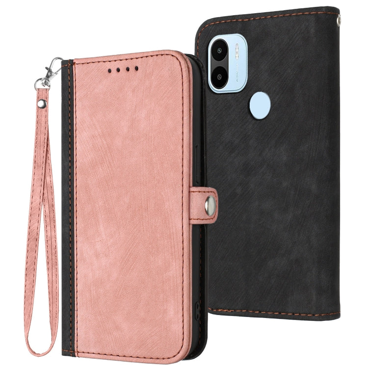 Custodia portafoglio in pelle con cinturino per Samsung Galaxy A0
