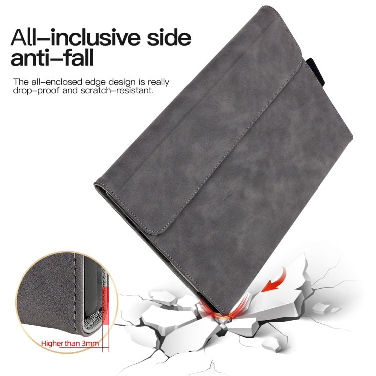 Custodia protettiva antiurto all-inclusive in pelle di pecora, For Microsoft Surface Go 3 / 2 / 1, For Microsoft Surface Pro X, For Microsoft Surface Pro 8, For Microsoft Surface Pro 7+ / 7 / 6 / 5 / 4