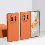 Custodia per telefono a copertura totale antiurto effetto pelle, For Huawei Mate X3