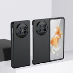 Custodia per telefono a copertura totale antiurto effetto pelle, For Huawei Mate X3