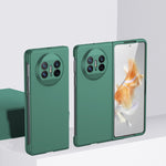 Custodia per telefono a copertura totale antiurto effetto pelle, For Huawei Mate X3
