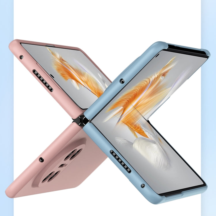 Custodia per telefono a copertura totale antiurto effetto pelle, For Huawei Mate X3