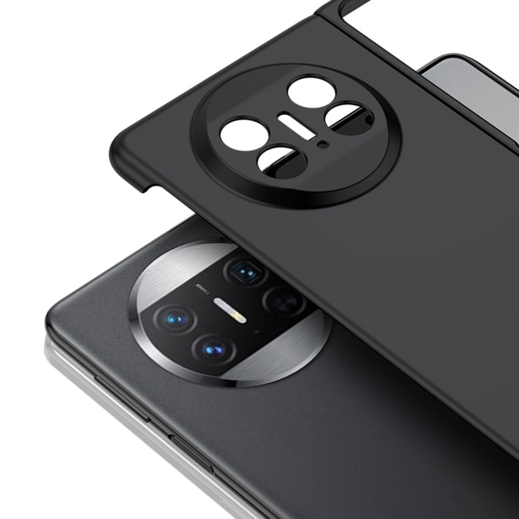 Custodia per telefono a copertura totale antiurto effetto pelle, For Huawei Mate X3