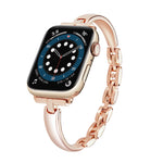 Cinturino metallo con catena a bracciale per Apple Watch