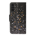 Custodia in pelle con motivo per Samsung Galaxy A24 4G