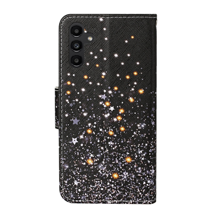 Custodia in pelle con motivo per Samsung Galaxy A24 4G
