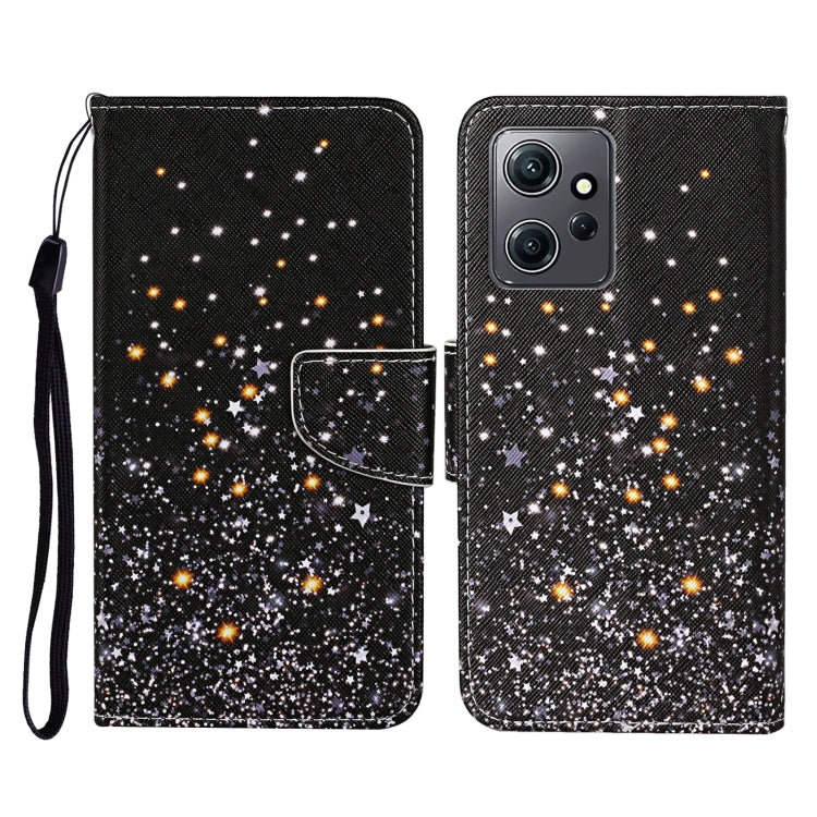 Custodia in pelle con motivo per Xiaomi Redmi Note 12 4G