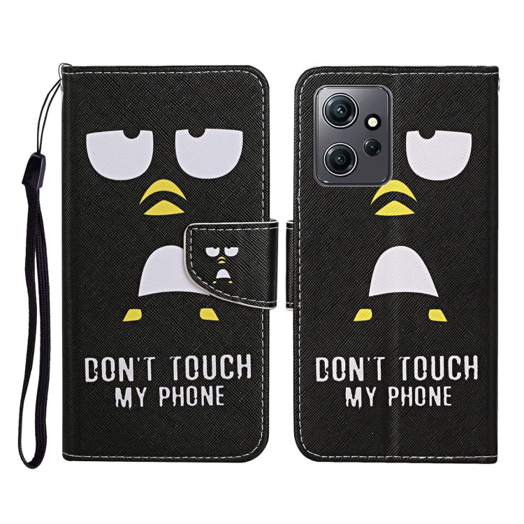 Custodia in pelle con motivo per Xiaomi Redmi Note 12 4G