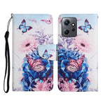 Custodia in pelle con motivo per Xiaomi Redmi Note 12 4G