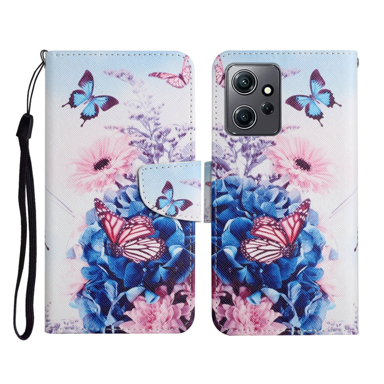 Custodia in pelle con motivo per Xiaomi Redmi Note 12 4G