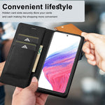 Custodia portafoglio in pelle per Samsung Galaxy A34 5G