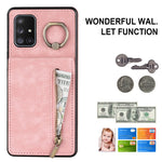 Custodia con anello e slot RFID per Samsung Galaxy A71 5G