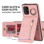 Custodia con anello e slot RFID per Samsung Galaxy A71 5G