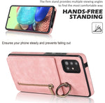 Custodia con anello e slot RFID per Samsung Galaxy A71 5G