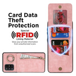 Custodia con anello e slot RFID per Samsung Galaxy A71 5G