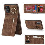 Custodia con anello e slot RFID per Samsung Galaxy A71 5G