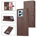 LC.IMEEKE Custodia per cellulare in pelle di vitello, For Xiaomi 13T Pro 5G, For Xiaomi Redmi 12 4G Global, For Xiaomi Redmi Note 12 4G Global, For Xiaomi Redmi A2