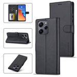 LC.IMEEKE Custodia per cellulare in pelle di vitello, For Xiaomi 13T Pro 5G, For Xiaomi Redmi 12 4G Global, For Xiaomi Redmi Note 12 4G Global, For Xiaomi Redmi A2