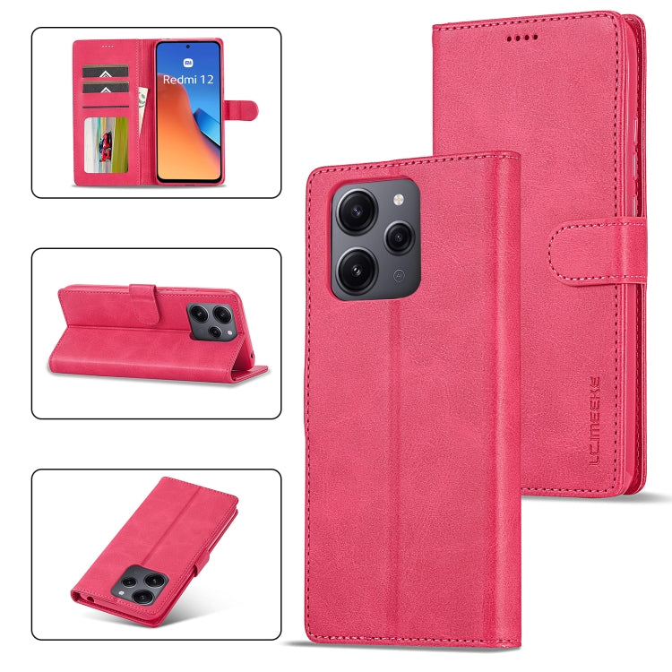LC.IMEEKE Custodia per cellulare in pelle di vitello, For Xiaomi 13T Pro 5G, For Xiaomi Redmi 12 4G Global, For Xiaomi Redmi Note 12 4G Global, For Xiaomi Redmi A2