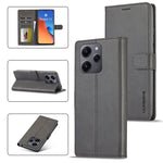 LC.IMEEKE Custodia per cellulare in pelle di vitello, For Xiaomi 13T Pro 5G, For Xiaomi Redmi 12 4G Global, For Xiaomi Redmi Note 12 4G Global, For Xiaomi Redmi A2