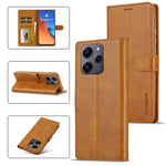 LC.IMEEKE Custodia per cellulare in pelle di vitello, For Xiaomi 13T Pro 5G, For Xiaomi Redmi 12 4G Global, For Xiaomi Redmi Note 12 4G Global, For Xiaomi Redmi A2