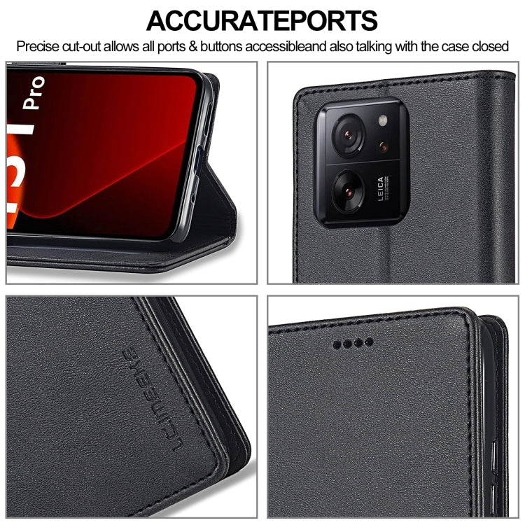 LC.IMEEKE Custodia per cellulare in pelle di vitello, For Xiaomi 13T Pro 5G, For Xiaomi Redmi 12 4G Global, For Xiaomi Redmi Note 12 4G Global, For Xiaomi Redmi A2