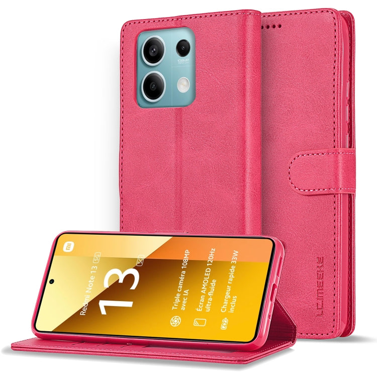 LC.IMEEKE Custodia per cellulare in pelle di vitello, For Xiaomi Poco X6 Pro, For Xiaomi Redmi Note 13 5G, For Xiaomi Redmi Note 13 Pro+, For Xiaomi Redmi Note 13 Pro 5G