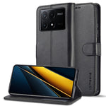 LC.IMEEKE Custodia per cellulare in pelle di vitello, For Xiaomi Poco X6 Pro, For Xiaomi Redmi Note 13 5G, For Xiaomi Redmi Note 13 Pro+, For Xiaomi Redmi Note 13 Pro 5G