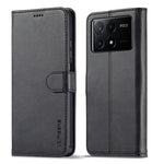 LC.IMEEKE Custodia per cellulare in pelle di vitello, For Xiaomi Poco X6 Pro, For Xiaomi Redmi Note 13 5G, For Xiaomi Redmi Note 13 Pro+, For Xiaomi Redmi Note 13 Pro 5G