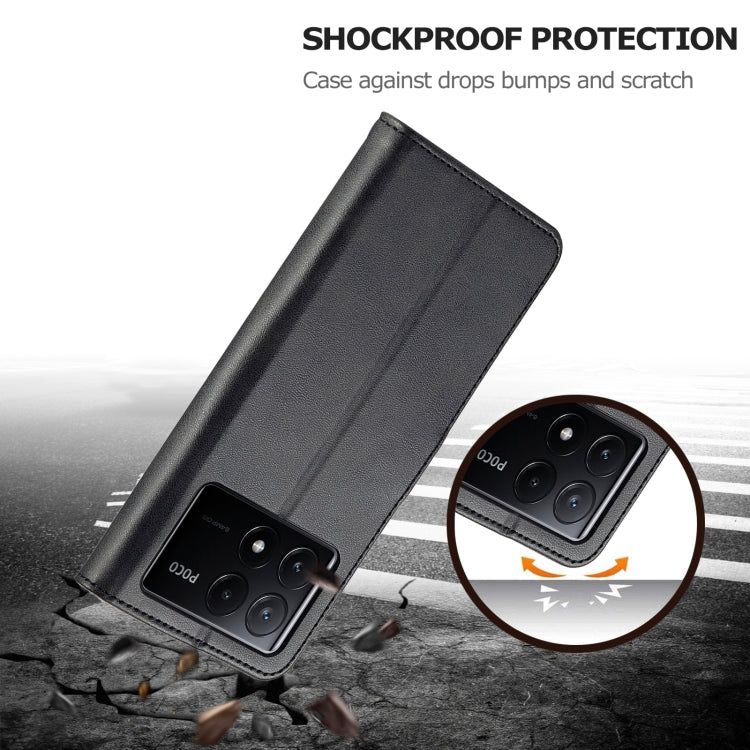 LC.IMEEKE Custodia per cellulare in pelle di vitello, For Xiaomi Poco X6 Pro, For Xiaomi Redmi Note 13 5G, For Xiaomi Redmi Note 13 Pro+, For Xiaomi Redmi Note 13 Pro 5G
