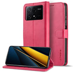 LC.IMEEKE Custodia per cellulare in pelle di vitello, For Xiaomi Poco X6 Pro, For Xiaomi Redmi Note 13 5G, For Xiaomi Redmi Note 13 Pro+, For Xiaomi Redmi Note 13 Pro 5G