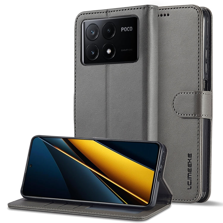 LC.IMEEKE Custodia per cellulare in pelle di vitello, For Xiaomi Poco X6 Pro, For Xiaomi Redmi Note 13 5G, For Xiaomi Redmi Note 13 Pro+, For Xiaomi Redmi Note 13 Pro 5G