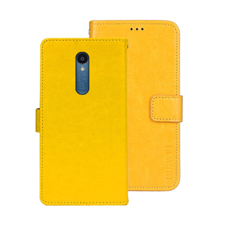 idewei Custodia per telefono in pelle con texture Crazy Horse con supporto, For Sharp Rouvo V, For Ulefone Note 14, For Xiaomi Poco C55/Redmi 12C/Redmi 11A