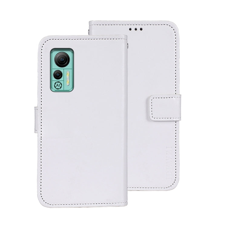 idewei Custodia per telefono in pelle con texture Crazy Horse con supporto, For Sharp Rouvo V, For Ulefone Note 14, For Xiaomi Poco C55/Redmi 12C/Redmi 11A