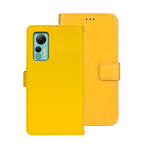 idewei Custodia per telefono in pelle con texture Crazy Horse con supporto, For Sharp Rouvo V, For Ulefone Note 14, For Xiaomi Poco C55/Redmi 12C/Redmi 11A