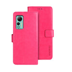 idewei Custodia per telefono in pelle con texture Crazy Horse con supporto, For Sharp Rouvo V, For Ulefone Note 14, For Xiaomi Poco C55/Redmi 12C/Redmi 11A