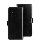 idewei Custodia per telefono in pelle con texture Crazy Horse con supporto, For Sharp Rouvo V, For Ulefone Note 14, For Xiaomi Poco C55/Redmi 12C/Redmi 11A
