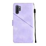 Custodia portafoglio in pelle goffrata per Samsung Note10