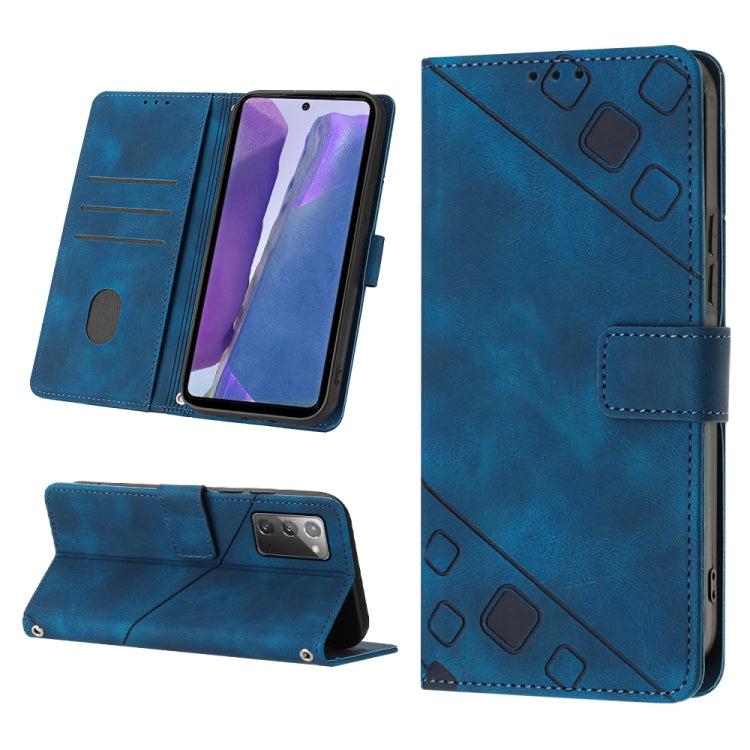 Custodia portafoglio in pelle goffrata per Samsung Note10