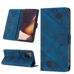 Custodia portafoglio in pelle goffrata per Samsung Note10