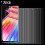 Pellicola in vetro temperato 10 pezzi 0,26 mm 9H 2,5D, For Infinix Hot 30 (10 PCS), For Infinix Hot 30i (10 PCS)