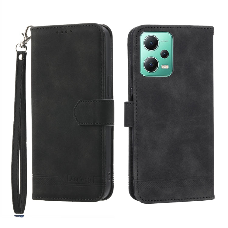 Custodia portafoglio in TPU e pelle PU per Redmi Note 12 4G