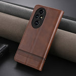 AZNS Custodia per telefono in pelle a conchiglia con struttura in vitello magnetico, For Honor 200, For Honor 200 Pro, For Honor Play 50/Play 50m 5G, For Honor 200 Lite Global