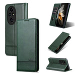 AZNS Custodia per telefono in pelle a conchiglia con struttura in vitello magnetico, For Honor 200, For Honor 200 Pro, For Honor Play 50/Play 50m 5G, For Honor 200 Lite Global