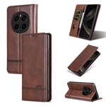AZNS Custodia per telefono in pelle a conchiglia con struttura in vitello magnetico, For Honor 300, For Honor Magic7 Pro, For Honor Magic7, For Honor X60 Pro