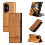 AZNS Custodia per telefono in pelle a conchiglia con struttura in vitello magnetico, For Honor 300, For Honor Magic7 Pro, For Honor Magic7, For Honor X60 Pro