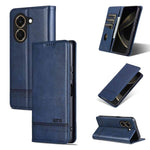 AZNS Custodia per telefono in pelle a conchiglia con struttura in vitello magnetico, For Honor X80 Pro Max 5G, For Honor Play 80 Plus 5G, For Honor 600 Pro Global, For Honor 600 Global