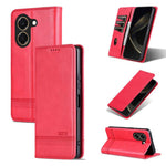 AZNS Custodia per telefono in pelle a conchiglia con struttura in vitello magnetico, For Honor X80 Pro Max 5G, For Honor Play 80 Plus 5G, For Honor 600 Pro Global, For Honor 600 Global